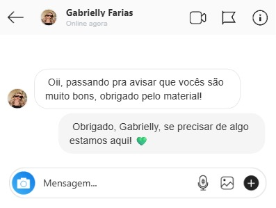 Depoimento de chat 3